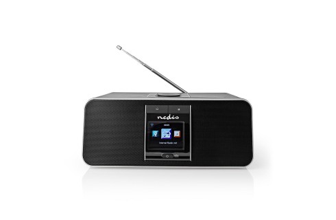 Nedis RDIN5005BK Internet, DAB+ & FM Radio with Bluetooth - Black